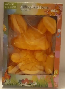 Rabbit Silicone Cake Form Home Decor Yellow Form NOS NWT 7264639 Easter Bunny - Picture 1 of 8
