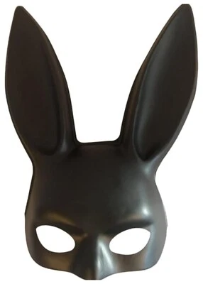 Rabbit Ears Mask Fancy Dress Costume Xmas Party Cute Bunny Shiny Mask Cosplay - Image 1 of 4