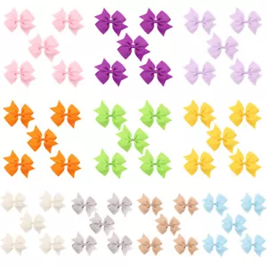 5 PCS Baby Infant Bow Hairpins Headwear Girls Cute Hair Clips Hair Accessories - Picture 1 of 11
