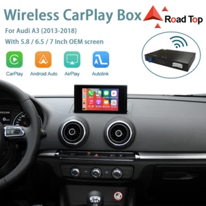 Up Wireless CarPlay Retrofit Kit Android Auto Interface For Audi A3 S3 2013-2018 - Picture 1 of 10
