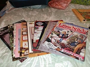 Cross Stitch Pattern Book, Booklets, and Magazine Different Occasions Lot of 16 - Picture 1 of 10