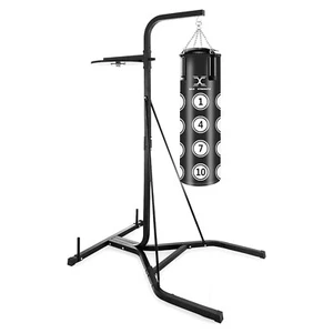 2 Way Free Standing Frame 3/4ft Boxing Hanging Punch Bag Set Stand Gym Training - Picture 1 of 17