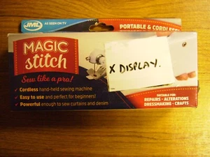 X DISPLAY, JML MAGIC STITCH PORTABLE CORDLESS HANDHELD SEWING MACHINE. - Picture 1 of 5