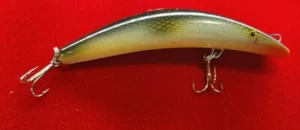 Rebaki, Crankbait Black Flat Head Lure No 6 Hook, Bass, Pike, Walleye, Brand New - Picture 1 of 7