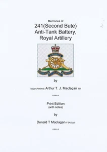 241 (Second Bute) Anti-Tank Battery Royal Artillery - Bild 1 von 1
