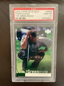 2002 UD Upper Deck Tiger Woods #GR10 PSA 10 Gem Mint The Green Room - Bild 1 von 2