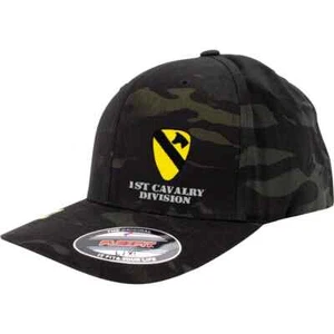 Army 1st Cavalry Division Full Color Flexfit Hat - Picture 1 of 3