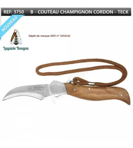Couteau pliant 3750 champignons cordon teck LAGUIOLE BOUGNA - Imagen 1 de 1