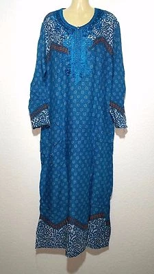 Abaya Maxikleid arabisch Orient Sommer Kleid Jellabiya Jellaba Djelaba Galabia - Bild 1 von 2