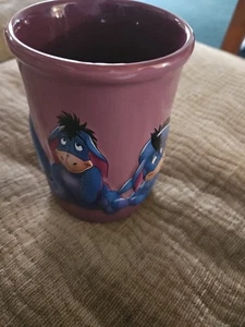 Authentic Disney Store Eeyore 3-D Mug Purple/Blue Cup Tea Coffee Mug Graphic - Picture 1 of 7