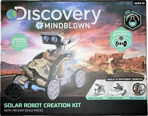 STEM 12 in 1 Solar Robot Creation 190 Piece Kit Discovery Kids Mindblown NIB - Picture 1 of 4
