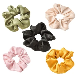 5 Pcs Tie Miss Women's Soft Ties Fabric Bands Stretch Elastic - Picture 1 of 12