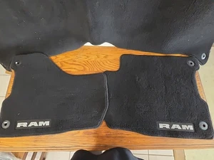 2013 - 2018 Dodge Ram 1500 2500 3500 Crew Cab Black Carpet OEM Floor Mats Mopar - Picture 1 of 12