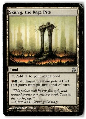 MTG Skarrg, the Rage Pits - Guildpact Heavily Played English - Image 1 of 2