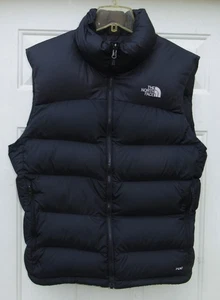 THE NORTH FACE Men Nuptse 700 Down Puffer Vest Jacket Medium (has pin size hole) - Picture 1 of 7