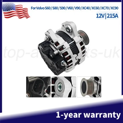 Alternador compatible con Volvo S90 2017 2018 2019 XC90 L4 2,0 L 21074 0125812037 30644945 Foto 1 de 4