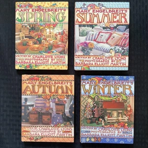 Mary Engelbreit's Four Seasons Book Set Charlotte Lyons Hardcover Craft Decor - Bild 1 von 4