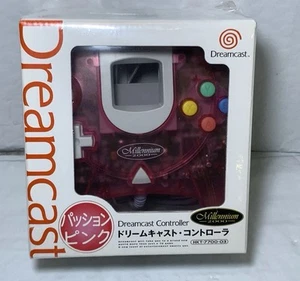 NEW~ Dreamcast Controller Millennium 2000 Passion Pink HKT-7700-03 OEM Japan - Picture 1 of 7