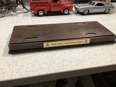 Display Base Set For 53’ Cadillac & 29’ Cord L-29 By Danbury Mint - Image 1 of 4