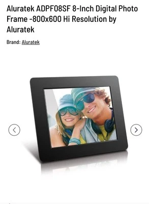 Aluratek 8" Digital Photo Frame - Image 1 of 4