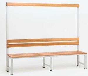 Szagato Garderobenbank mit Haken 200x60 Sitzbank Garderobe Umkleidesitzbank - Bild 1 von 1