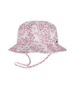 Millymook Girls Floppy Bucket Hat - Dusty Pink With Animal Print Pattern - Kimba - Picture 1 of 2