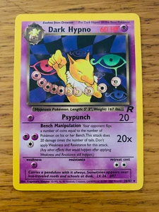 Dark Hypno (26/82) Non Holo Team Rocket Set ¡Tarjeta de Pokémon rara! ¡P&P GRATIS! - Imagen 1 de 33
