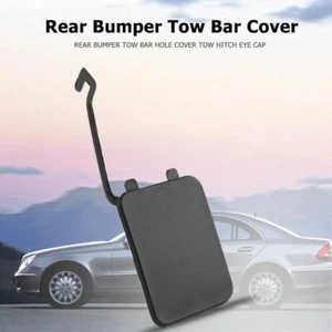 Black Rear Tow Hook Cap ABS For Benz E-class W211 E320 E350 E55 for AMG 02-06 AK - Picture 1 of 7