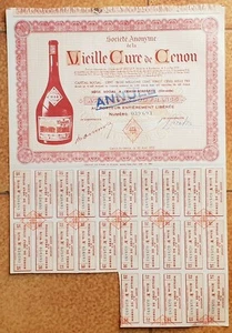 Dépt 33 - Cenon-Bordeaux - Belle Distillerie de la Vieille Cure de Cenon de 1952 - Picture 1 of 2