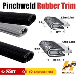 Flexible Edge Trim Fit Sharp Toolbox Metal Auto Door Hood Pinchweld Seal Protect - Picture 1 of 23