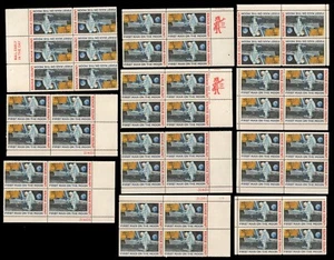 US # C76 APOLLO MOON LANDING NH Airmail Plate ZIP Mail Early Blocks (46 Stamps) - Picture 1 of 1