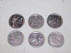 Lot of SIX Different - Two Rand South Africa Coins Special Editions Coin Set