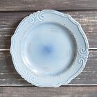 Home Trends Plate Natural Elements Light Blue Scrolls Salad 8" Plate Farmhouse