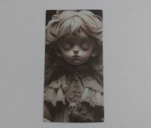 Haunted Evil gruselige Puppen Aufkleber 2,5"" x 1 3/8"" (K) - Bild 1 von 2