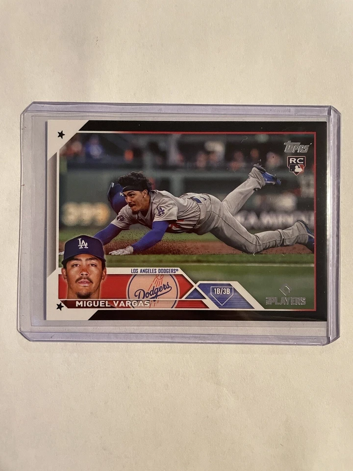 Miguel Vargas Topps x Players Exclusive Rookie Card Los Angeles Dodgers - Image 1 of 2