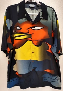 JORDAN CRAIG Colorful SZXL Front Button Short Sleeves Shirt - Picture 1 of 8