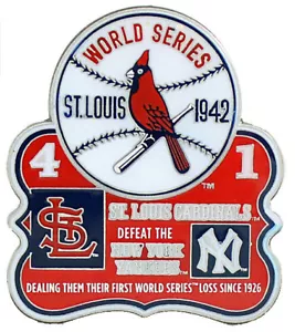 1942 World Series Commemorative Pin - Cardinals vs. Yankees - Limited 1,000 - Picture 1 of 2