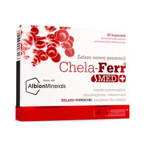 OLIMP CHELA FERR MED+ Iron complex for iron deficit 30 caps - Picture 1 of 1