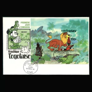 Disney FDC Togo, 1980 Environment, Dingo, Animal - Picture 1 of 1