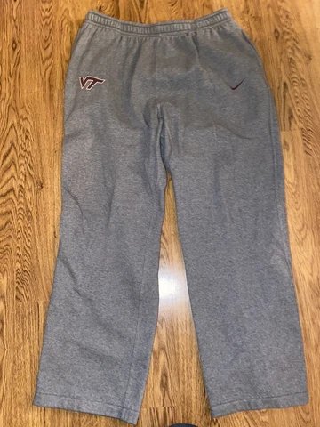 Nike Virginia Tech Hokies Mens Gray Sweatpants 3XL Cover