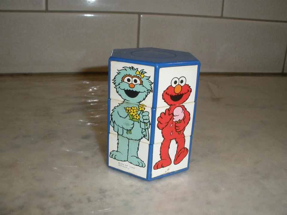 PUZZLE VINTAGE 1994 APLAUSE JIM HENSON RUA GERGELIM TORÇÃO - Imagem 1 de 4