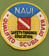 NAUI PATCH Quality Certified Scuba Diver Safety-Through Education Patch NEW