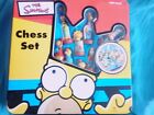1998 The Simpsons Chess Set, In Tin Box, Complete, excellent condition 