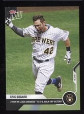 Eric Sogard - Milwaukee Brewers - 2020 Topps Now #175 Walk Off PR only 251