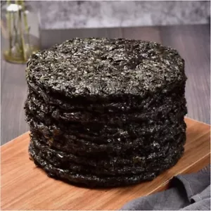 Laver Nori Porphyra chinesische lila aromatisierte geröstete Algen zum Kochen von Zicai 紫菜 - Bild 1 von 8