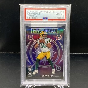 2020 Donruss Optic Jordan Love Mythical Rookie Case Hit SSP PSA 10 GEM MINT 