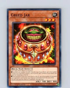 Yu-Gi-Oh TCG Greed Jar DUNE-EN029 1st Edition Common Card NM - Picture 1 of 2