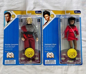 2 Mego Star Trek 8"Action Figures Lieutenant Uhura & Romulan Commander - Picture 1 of 2
