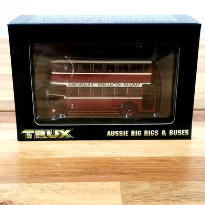 TRUX 1:76 1929 Leyland Titan TD1 Double Decker Bus Bondi Beach Route 160 TX3B - Image 1 of 4