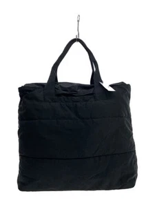 PRADA Nylon Tote Bag Black Large Size Hand Carry Shoulder Lightweight USED 519D - Picture 1 of 6